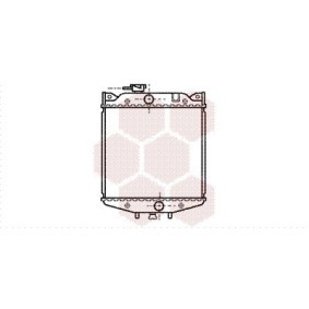 Achetez des Radiateur du moteur VAN WEZEL 11002002 à prix pour 217,06 €