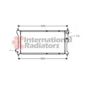 Achetez des Radiateur du moteur VAN WEZEL 02002041 à prix pour 128,57 €