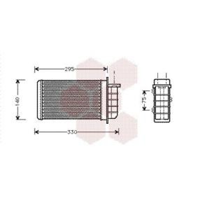 Acquista Scambiatore calore per riscaldamento abitacolo da VAN WEZEL 17006191 a buon mercato per soli 48,99 €