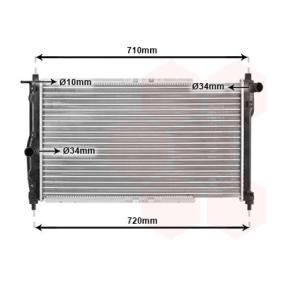 Achetez des Radiateur du moteur VAN WEZEL 81002017 à prix pour 112,37 €
