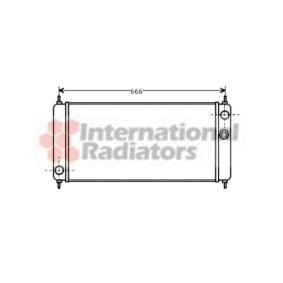Achetez des Radiateur du moteur VAN WEZEL 02002022 à prix pour 325,68 €