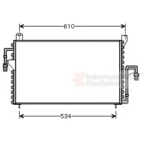 Achetez des Condenseur, climatisation VAN WEZEL 18005186 à prix pour 406,21 €