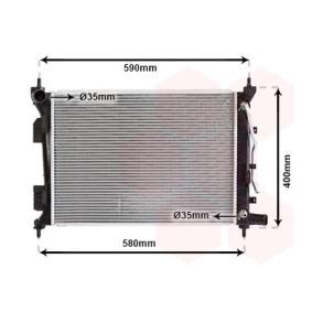 Achetez des Radiateur du moteur VAN WEZEL 82002276 à prix pour 199,60 €