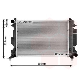 Kjøp Radiator, motorkjøling av VAN WEZEL 47002026 til den lave prisen 1732,79 NOK