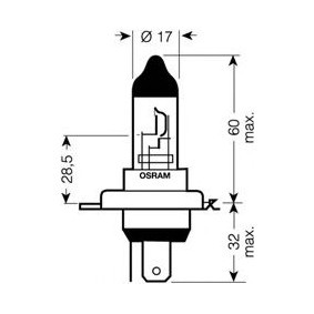 Glühlampe, Fernscheinwerfer 64193NBU-02B