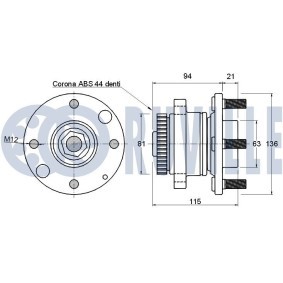 Achetez des Poulie renvoi / transmission, courroie de distribution RUVILLE 55455 à prix pour 10,64 €