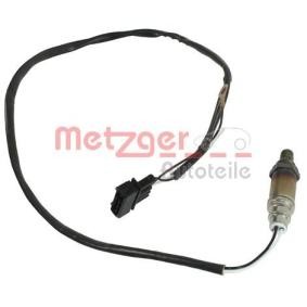 Lambdasonde des Herstellers METZGER - Originalware Artikelnummer: 0893253