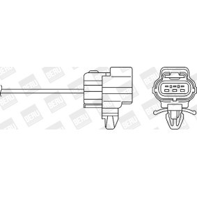 Achetez des Sonde lambda BERU OZH100 à prix pour 163,03 €