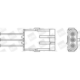 Comprar Sonda lambda de BERU OZH107 a bajo precio de 139,56 €