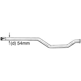 Køb Mellempotte af BOSAL 282-221 til den lave pris 1253,36 DKK