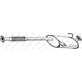 Mittelschalldämpfer von BOSAL