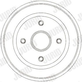 Compre Tambor de freno de JURID online para Corsa C Utility Pick-up a precios moderados