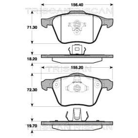 Acquista Kit pastiglie freni da TRISCAN 8110 27010 a buon mercato per soli 54,47 €