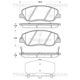 Acquista Kit pastiglie freni da TRISCAN 8110 43029 a buon mercato per soli 39,88 €