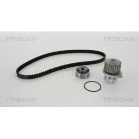 Achetez des Kit de distribution + pompe à eau TRISCAN 8647 280004 à prix pour 152,98 €