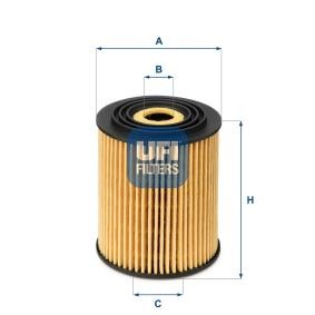 Köp Oljefilter av UFI 23.291.00 till det låga priset 118,62 kr