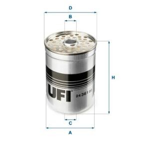 Compre Filtro de combustível da UFI 24.361.00 a um preço baixo por 6,59 €