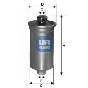 Compre Filtro de combustível da UFI 31.699.00 a um preço baixo por 14,44 €