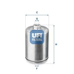 Compre Filtro de combustível da UFI 31.748.00 a um preço baixo por 14,31 €