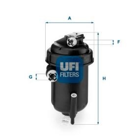 Achetez des Filtre à carburant UFI 55.143.00 à prix pour 75,99 €