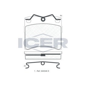 Bremsbeläge von ICER