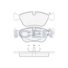 Acquista Kit pastiglie freni da ICER 180934 a buon mercato per soli 30,31 €