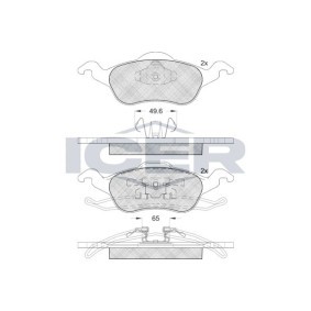 Bremsbeläge von ICER