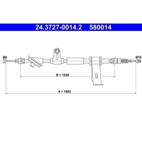 Handbremsseil 24.3727-0014.2