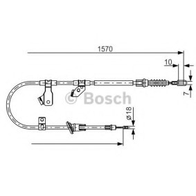 Handbremsseil von BOSCH