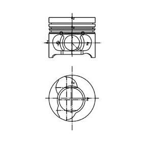 Achetez des Piston KOLBENSCHMIDT 40465610 à prix pour 107,09 €