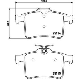 Köp Bromsbelägg av BREMBO P 36 026 till det låga priset 686,08 kr