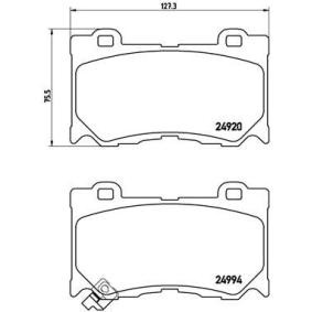 Köp Bromsbelägg av BREMBO P 56 084 till det låga priset 793,07 kr