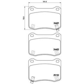 Comprar Juego de pastillas de freno de BREMBO P 83 134 a bajo precio de 70,71 €