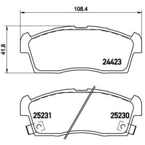 Köp Bromsbelägg av BREMBO P 61 108 till det låga priset 362,68 kr
