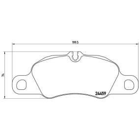 Köp Bromsbelägg av BREMBO P 65 019 till det låga priset 1316,94 kr