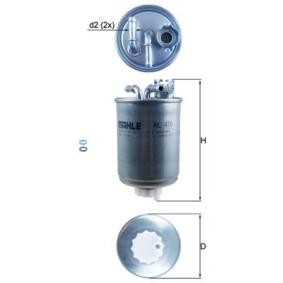 Köp Bränslefilter av MAHLE ORIGINAL KL 410D till det låga priset 298,66 kr
