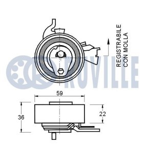 Compre Tensor de cadena de distribución de RUVILLE online para Scorpio Mk2 Familiar (GNR, GGR) a precios moderados