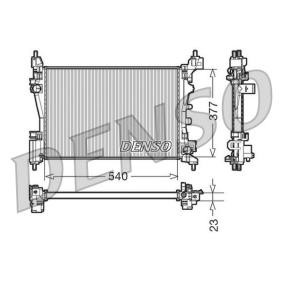Achetez des Radiateur du moteur DENSO DRM09109 à prix pour 116,26 €