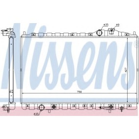 Achetez des Radiateur du moteur NISSENS 67492 à prix pour 83,99 €