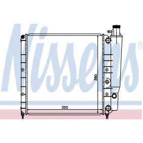 Achetez des Radiateur du moteur NISSENS 63861 à prix pour 166,67 €