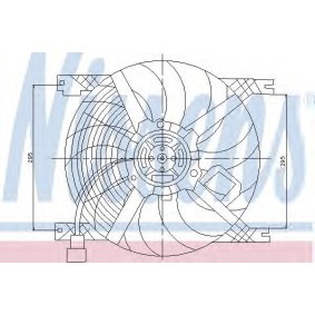 Kühlerlüfter 85170 von NISSENS günstig für 71,11 € online kaufen