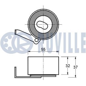 Achetez des Tendeur de chaîne, commade de pompe à huile RUVILLE 3454007 à prix pour 6,39 €