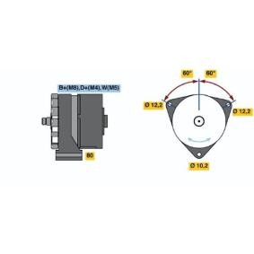 Lichtmaschine von BOSCH 6 033 GB3 047