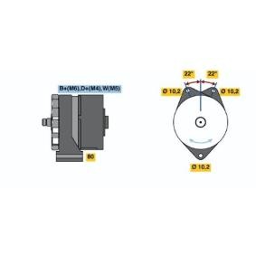 Lichtmaschine von BOSCH 0 120 489 827