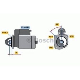 Köp Startmotor av BOSCH 0 001 218 128 till det låga priset 8202,35 kr