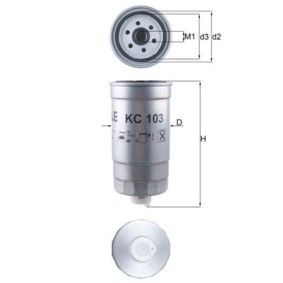 Achetez des Filtre à carburant KNECHT KC 103 à prix pour 20,41 €