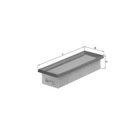 Achetez des Filtre à air KNECHT LX 581 à prix pour 13,36 €