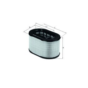 MITSUBISHI Luftfilter von KNECHT