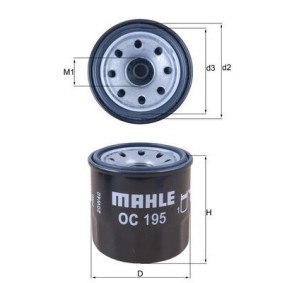 Achetez des Filtre à huile KNECHT OC 195 à prix pour 18,84 €