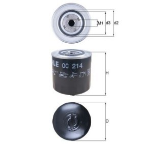 Achetez des Filtre à huile KNECHT OC 214 à prix pour 21,64 €